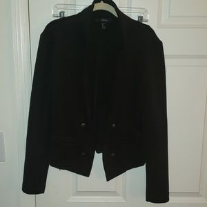 Black fitted blazer